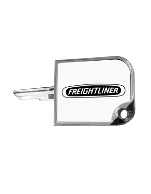 Rectangular Small Key Cover Freightliner White 108 | Part Number: CK-SKC2-F1-108