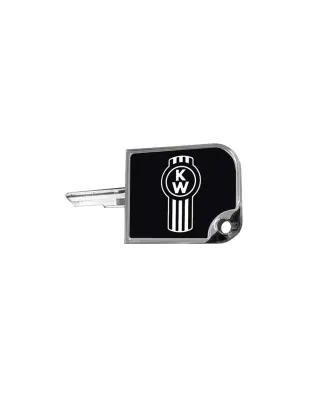 Rectangular Small Key Cover Kenworth Logo Black 190 | Part Number: CK-SKC2-K-6090