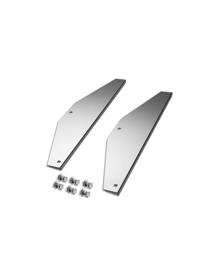 18&quot; Stainless Steel 3 Hole Freightliner Flap Weights Pair | Part Number: 10418