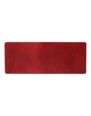 Red Rectangular Reflector | Part Number: B491R