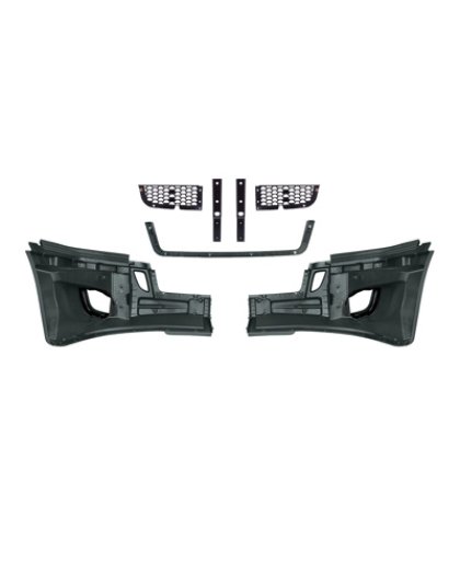 5-Piece Bumper Kit With Fog Light Opening For 2018-2024 Freightliner Cascadia | Part Number: 21953