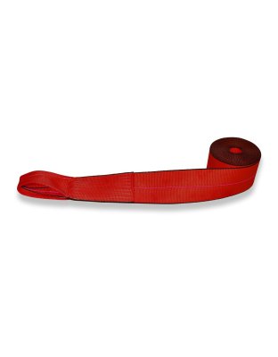 4&quot; X 30' Red Winch Strap With Sewn Loop | Part Number: CC4503SLR