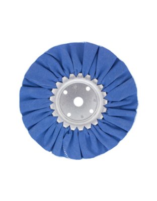 6&quot; Blue Treated Airway Buff - 5/8&quot; &amp; 1/2&quot; Arbor | Part Number: 90092